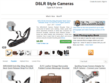 Tablet Screenshot of dslrstylecameras.com